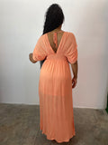 Peachy Maxi Dress