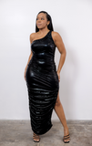 Python Princess One Shoulder Dress